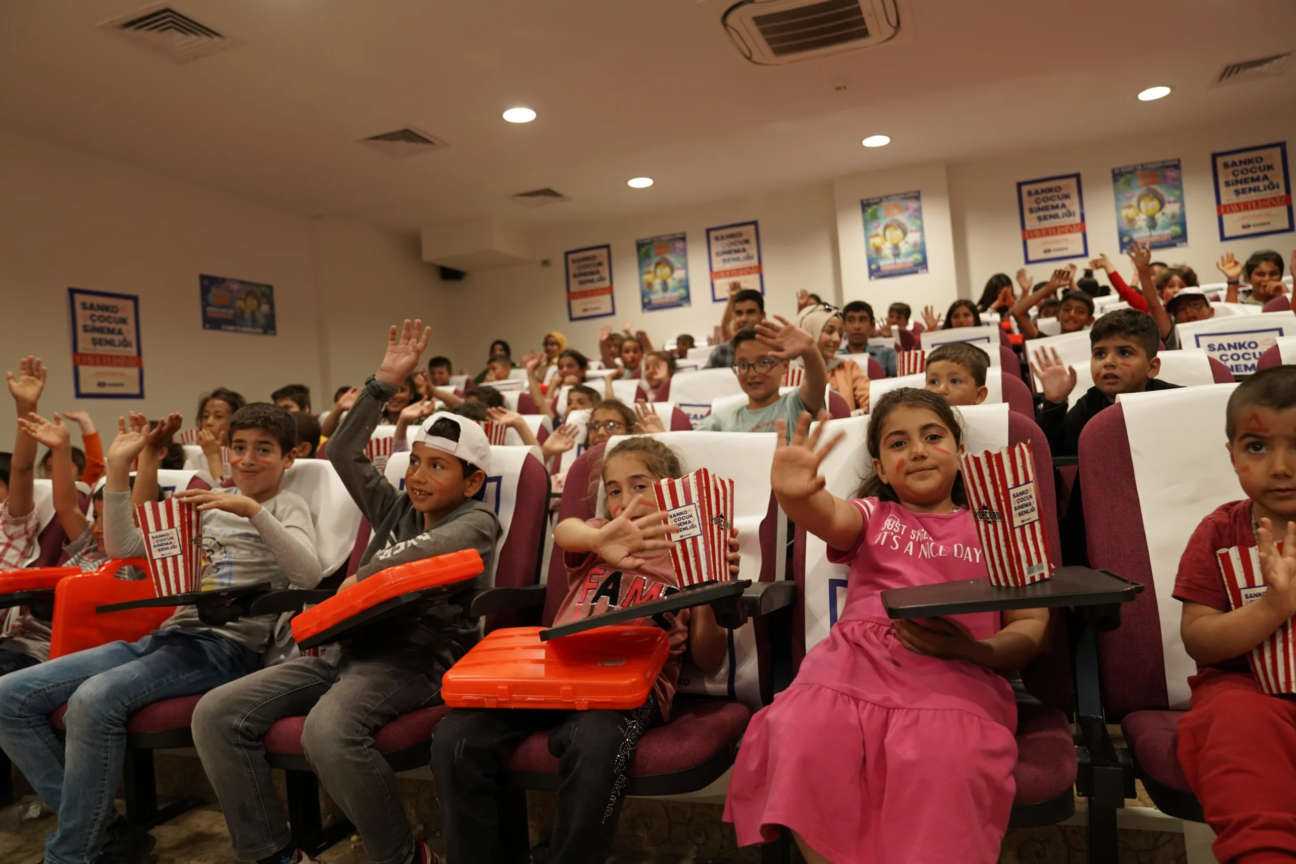 SANKO Organized A Movie Festival For The Children Affected By The Earthquake